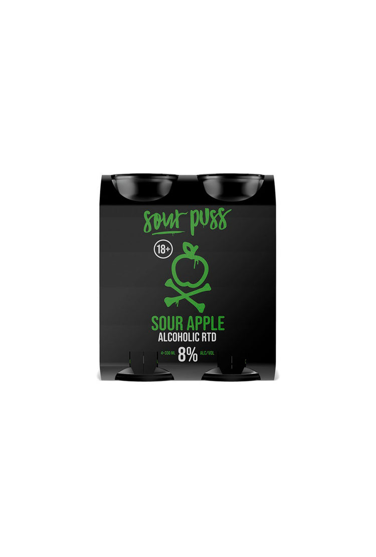 Sour Puss Alcoholic Sour Apple 8% Can 330mL