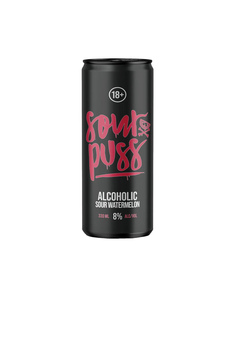 Sour Puss Alcoholic Watermelon 8% Can 330mL
