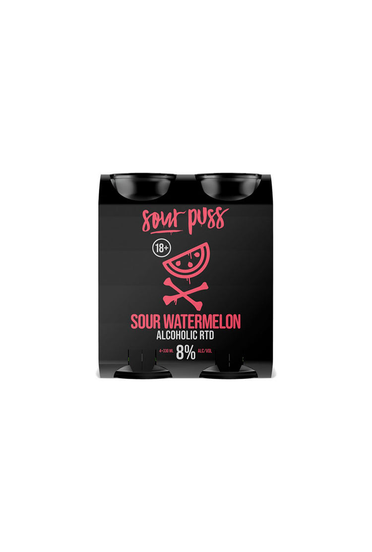 Sour Puss Alcoholic Watermelon 8% Can 330mL