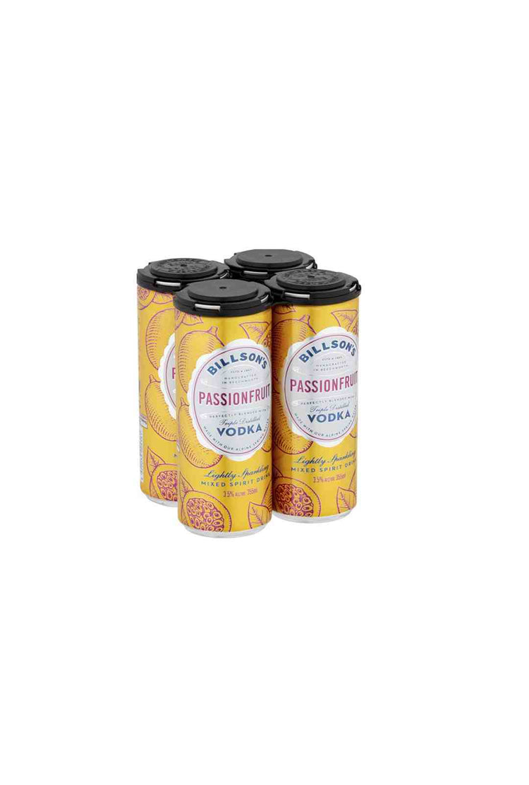 Billsons Passionfruit 4 Pack 3.5% 355ml Cans