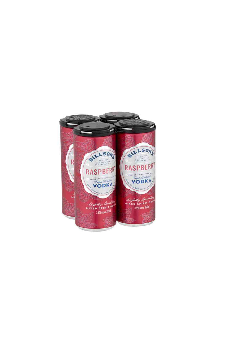 Billson's Rasberry 4 Pack 3.5% 355ml Cans