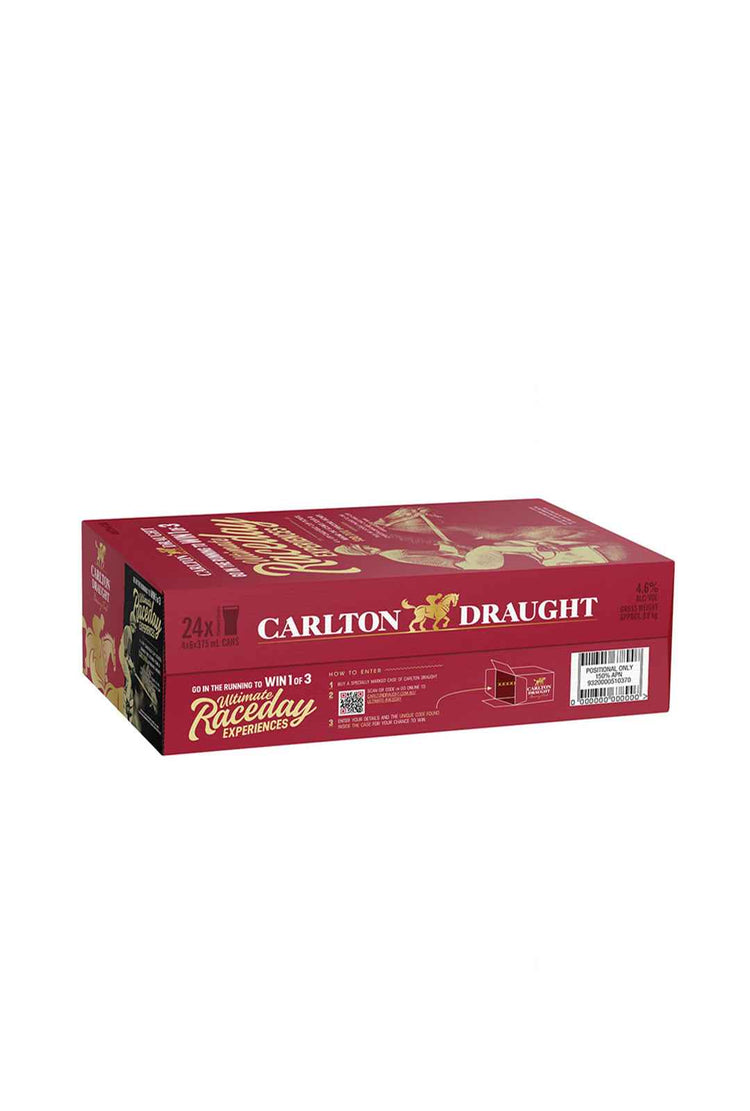 Carlton Draught Cans 4.6% 24pack 375ml