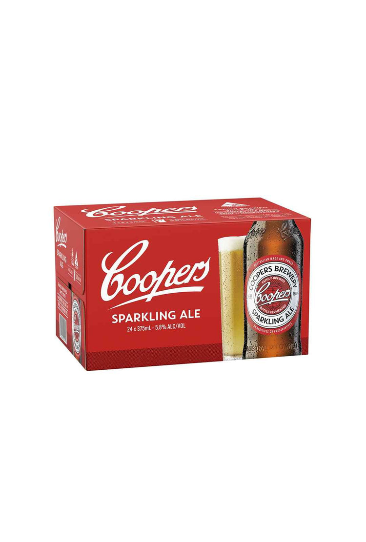 Coopers Sparkling Ale Bottles 5.8% 24pack 375ml