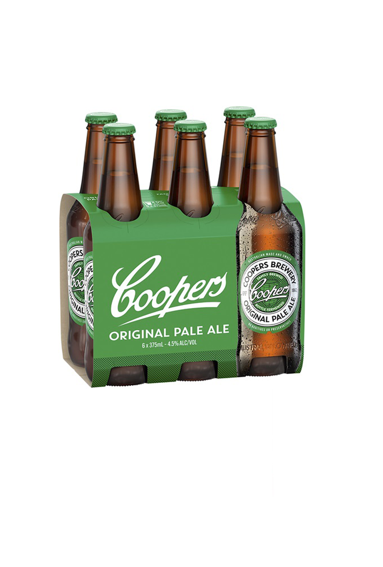 Coopers Original Pale Ale Bottles 4.5% 6pack 375ml