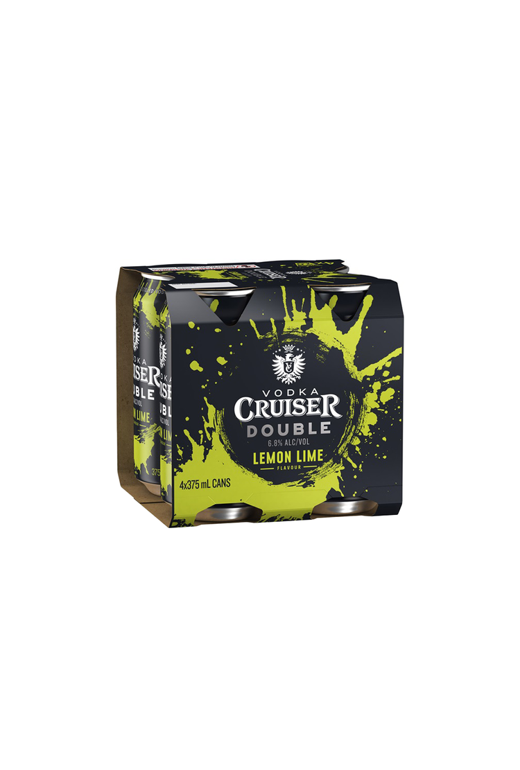 Cruiser Double Lemon Lime  6.8% Cans 375mL