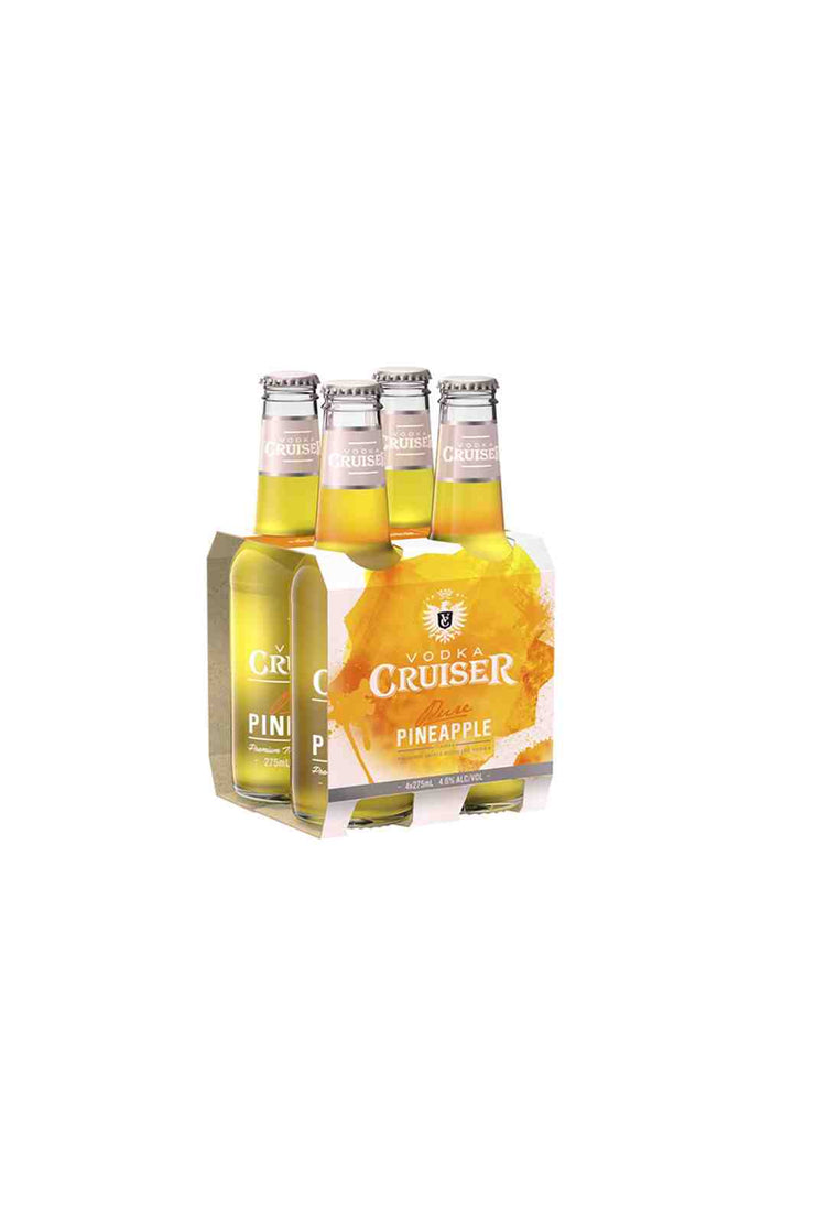 Vodka Cruiser Pineapple 4 Pack 4.6% 275ml Bottles