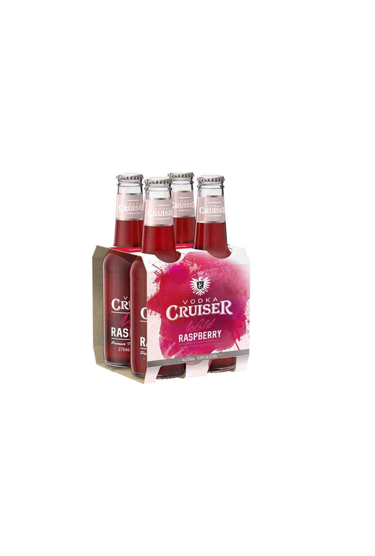 Vodka Cruiser Rasberry 4 Pack 4.6% 275ml Bottles