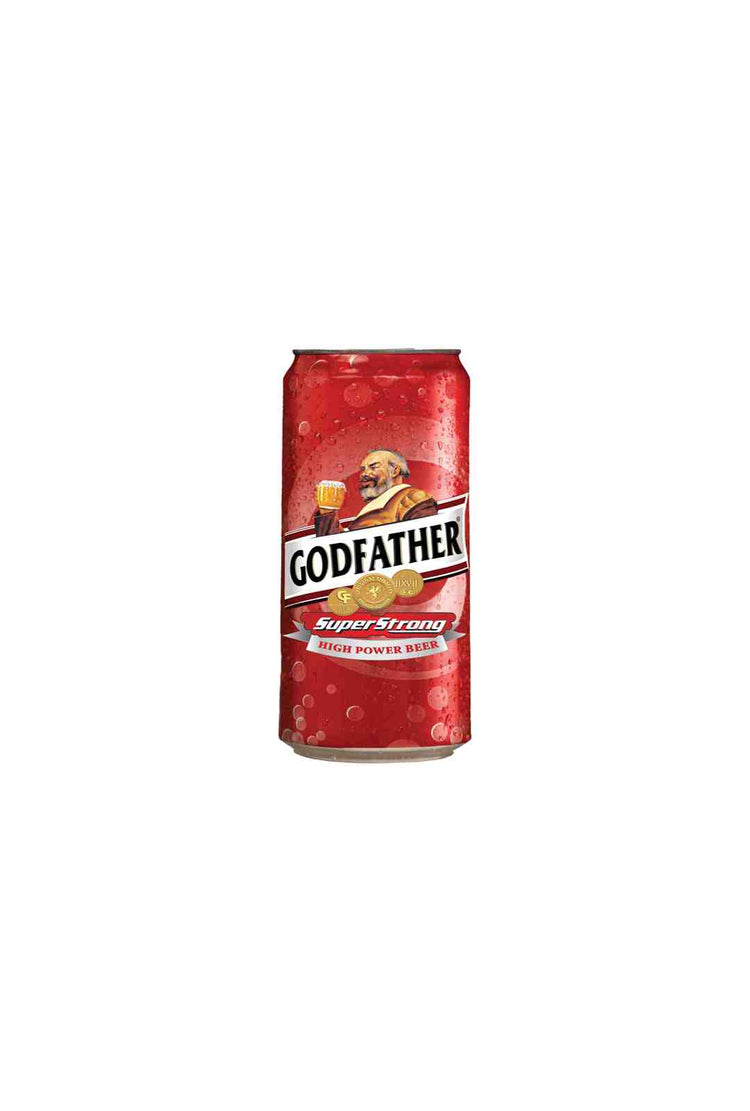 Godfather Strong Beer 8.0% 500ml Can 4 Pack