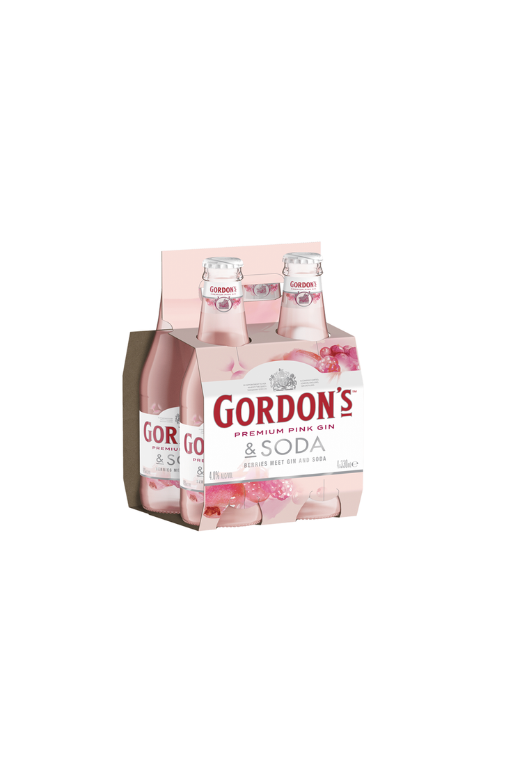 Gordons Pink Gin & Tonic 4.0% Bottles 330ml