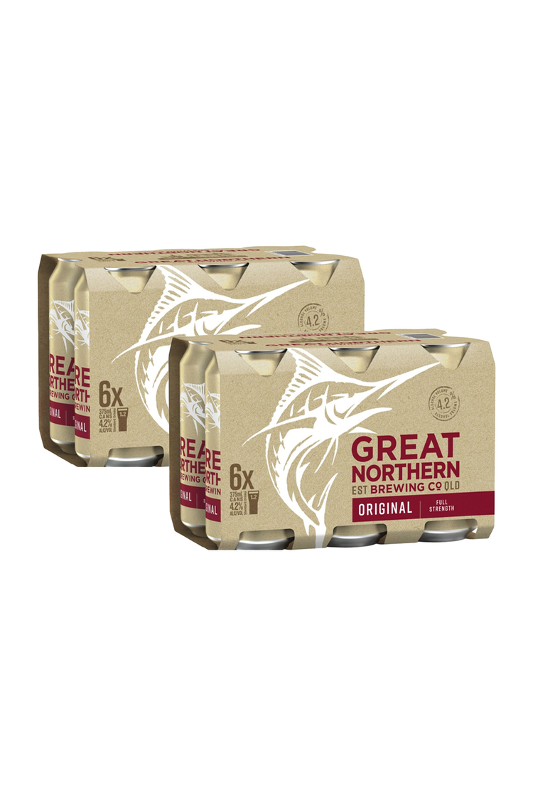 Great Northern Original Lager Cans 4.2% 6pack 375ml