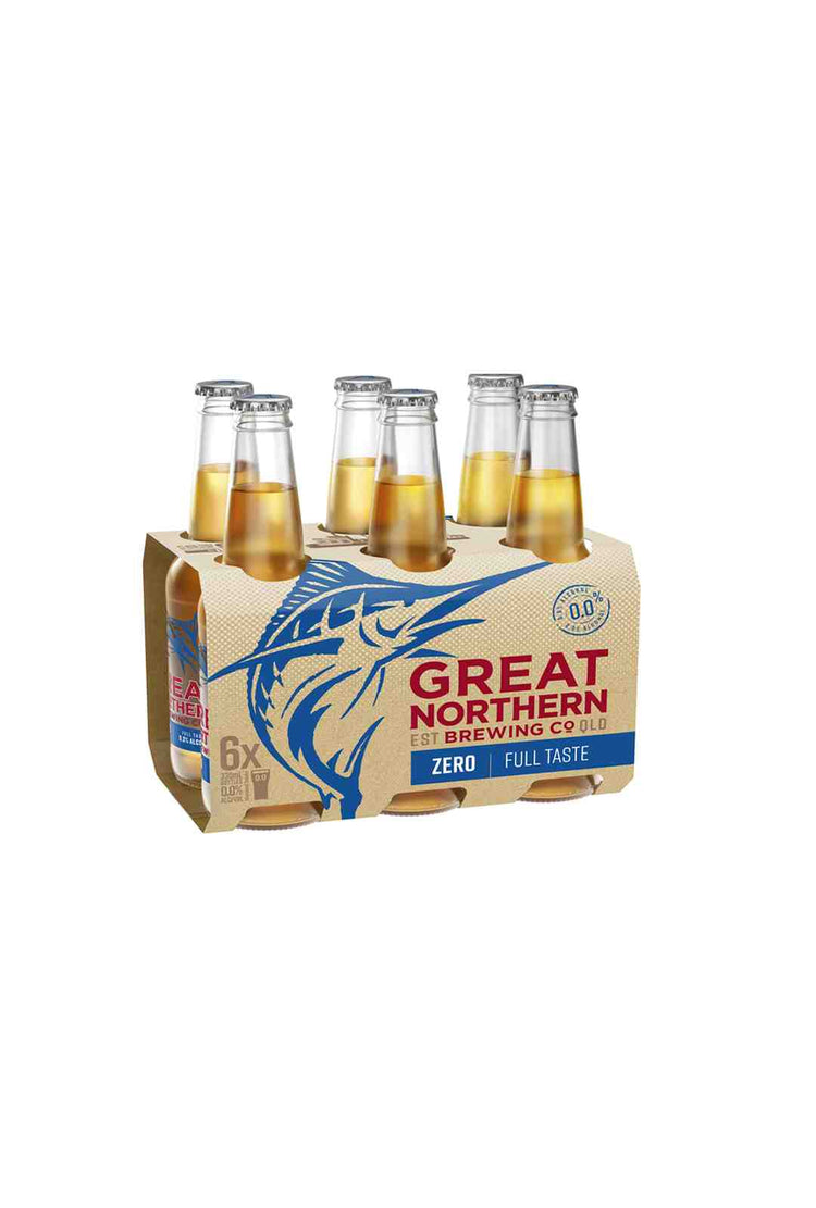 Great Northern Zero Non Alcoholic Beer Bottle 0.0% 6pack 330ml