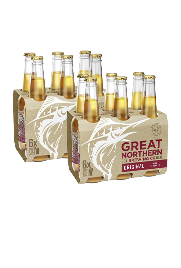 Great Northern Original Lager Bottles 4.2% 6pack 330ml