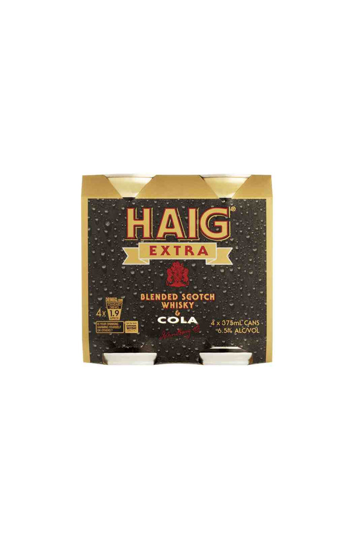 Haig & Cola 6.5% Cans 4 Pack 375ml