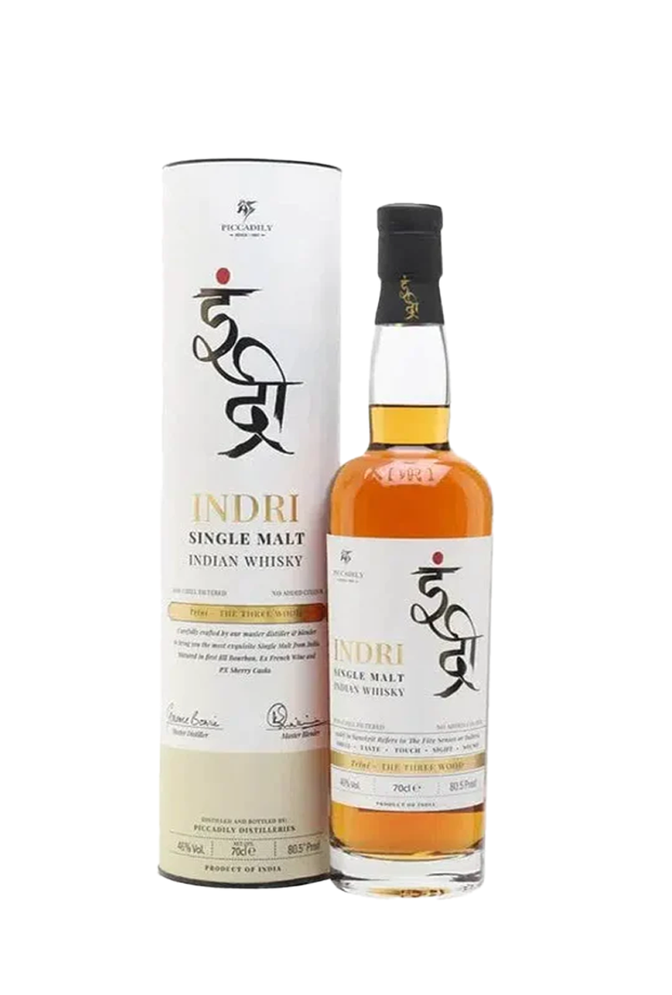 Indri Single Malt Indian Whisky 700mL