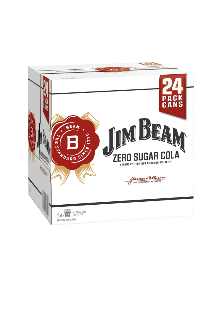 Jim Beam Bourbon & No Sugar Cola Cube 4.8% 375ml