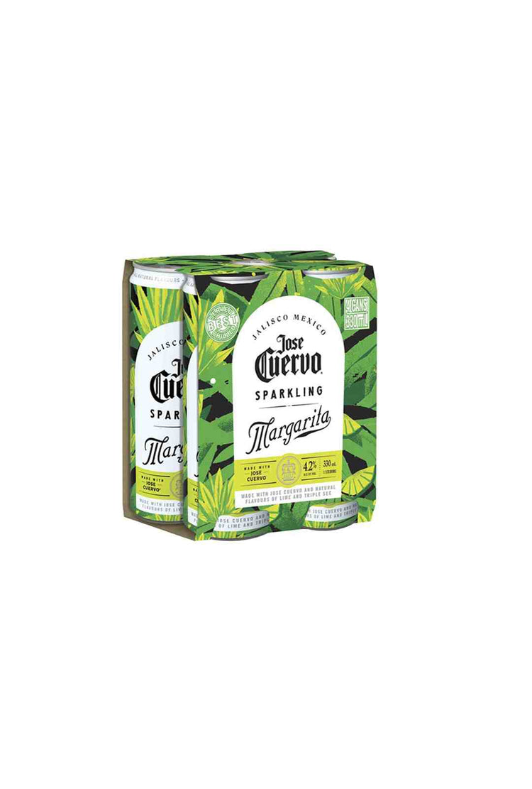 Jose Cuervo Sparkling Margarita Cans 4.2% 4 Pack 330ml