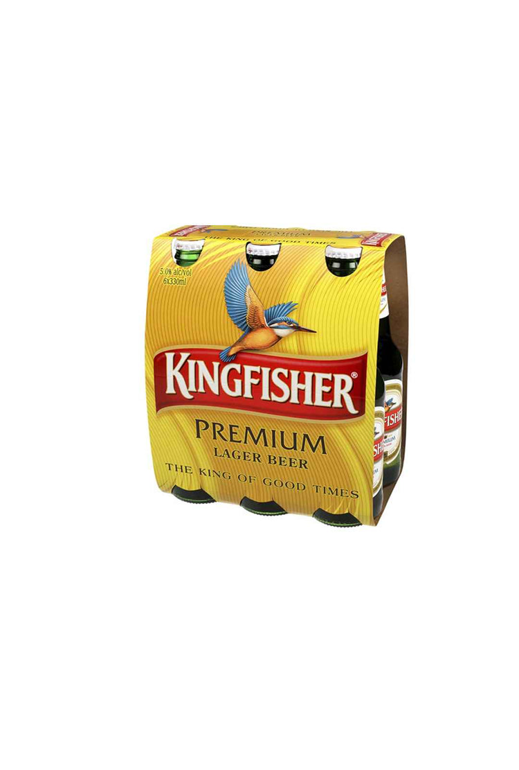 Kingfisher Premium Lager Bottle 5.0%  6pack 330ml