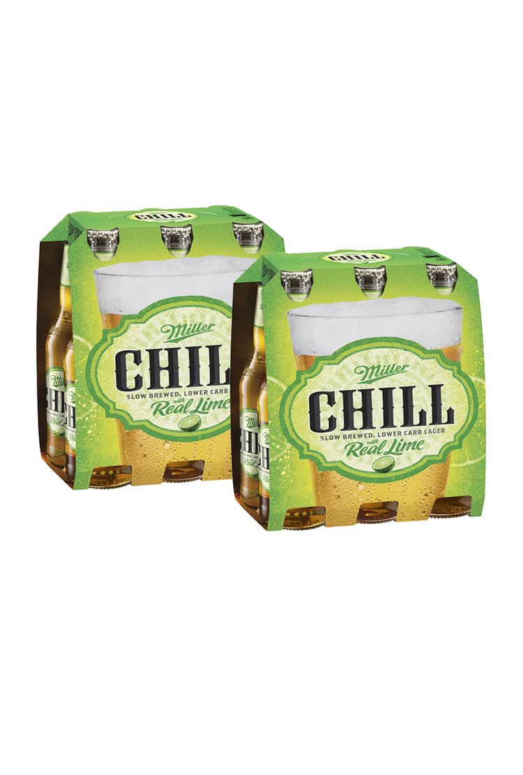 Miller's Chill Lime Bottle 4.0% 6pack 330ml