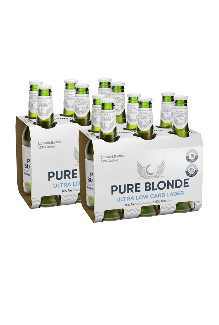 Pure Blond Ultra Low Carb Lager Bottles 4.2% 6pack 330ml