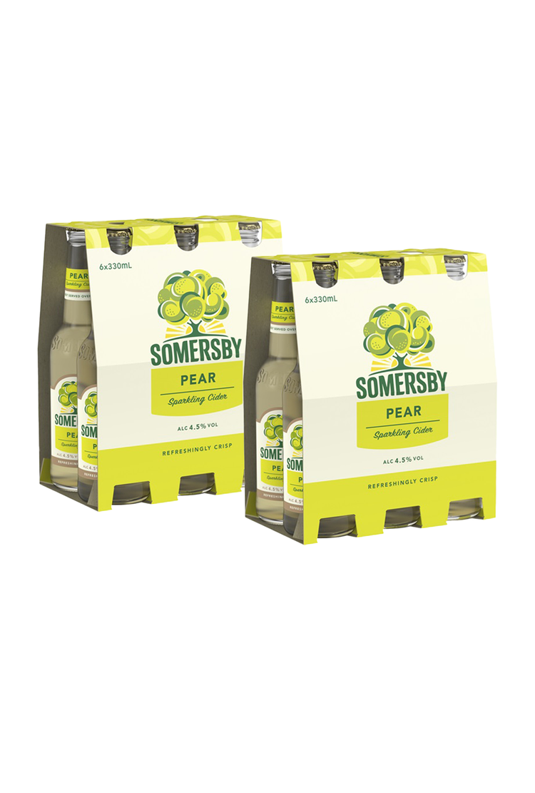 Somersby Pear Cider Bottles 4.5% 6pack 330ml