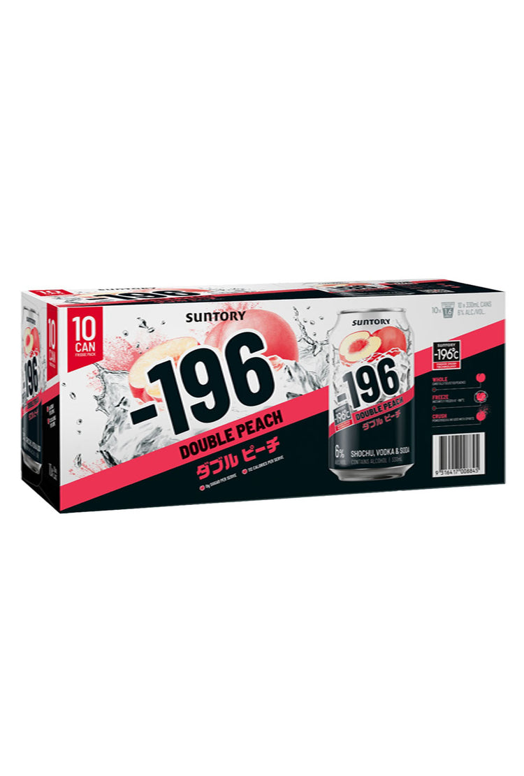 Suntory -196 Double Peach 10 Pack 6.0% 330mL Cans