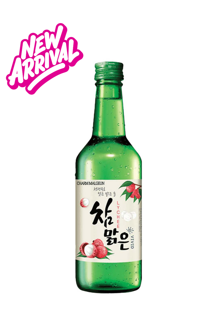 Charm Malgeun Vivid Lychee 13.5% Soju 360mL