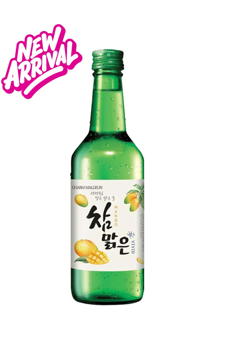 Charm Malgeun Vivid Mango 13.5% Soju 360mL