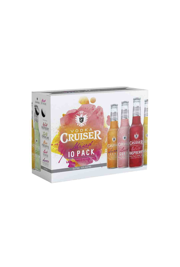 Vodka Cruiser Variety 10 Pack 4.6% 275ml Bottles